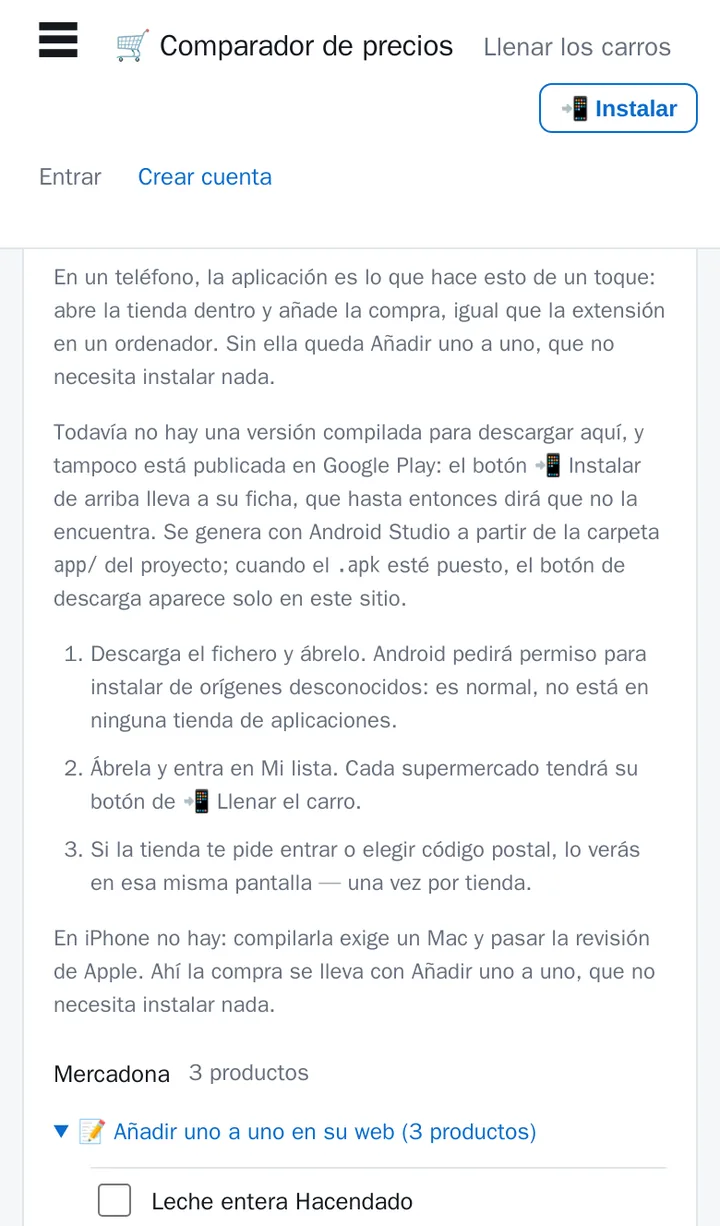 Paso 9: En el móvil, con la aplicación